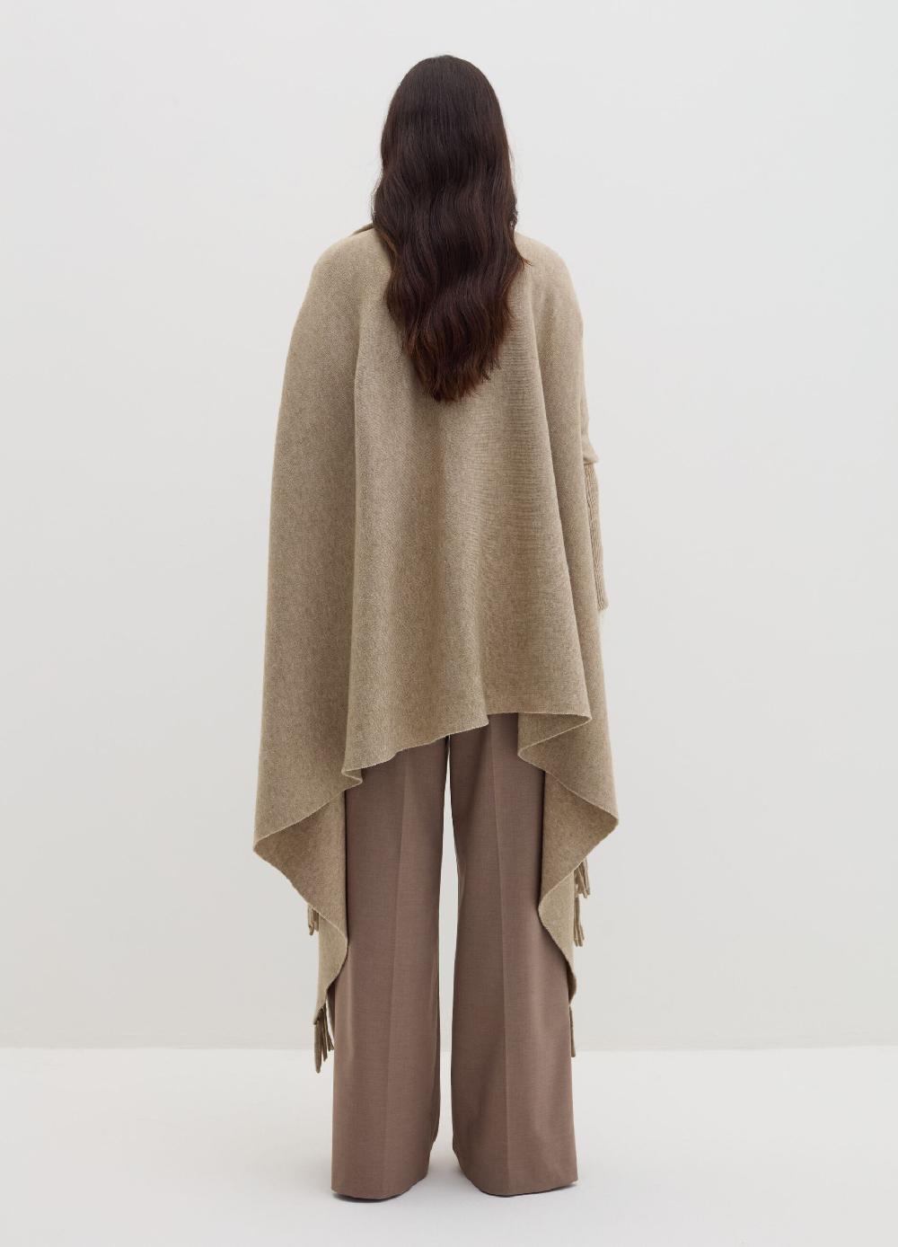 Stefanel Cappa Aperta Con Frange