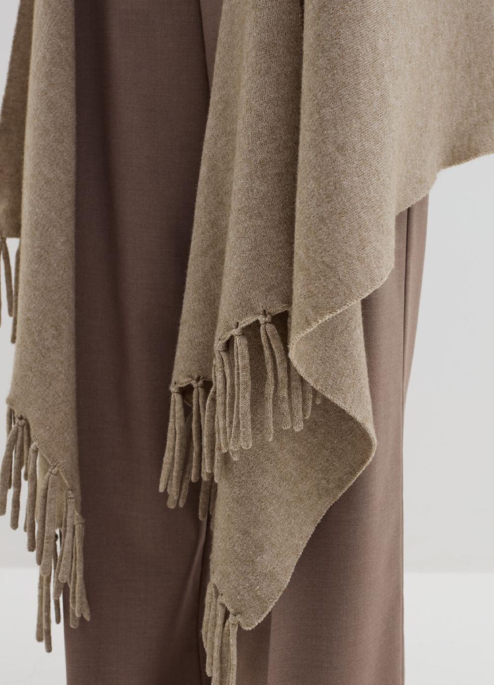 Stefanel Cappa Aperta Con Frange