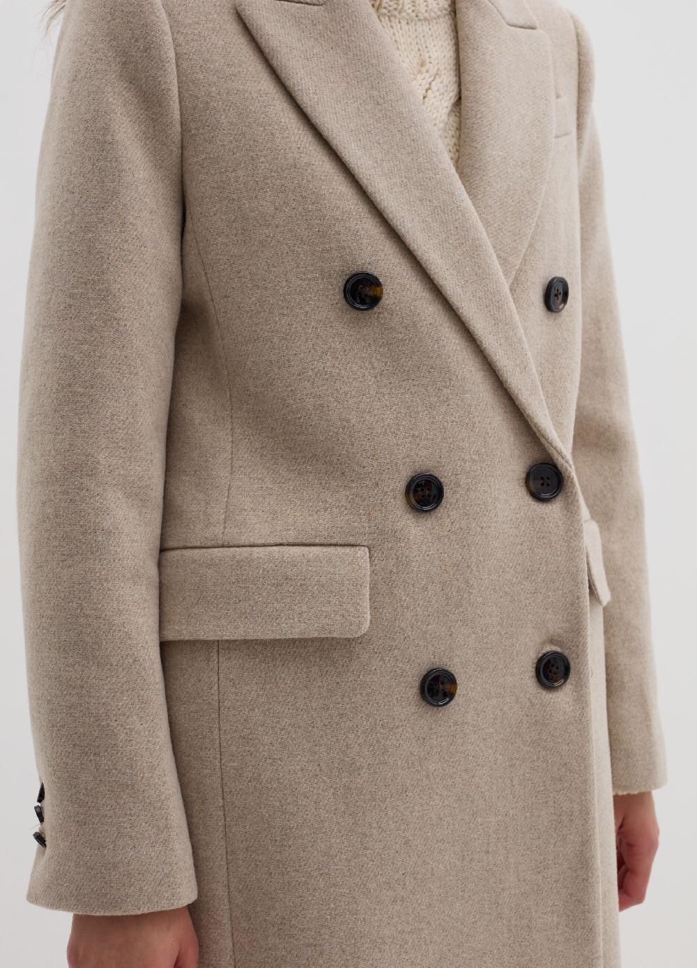 Stefanel Cappotto Doppiopetto In Panno