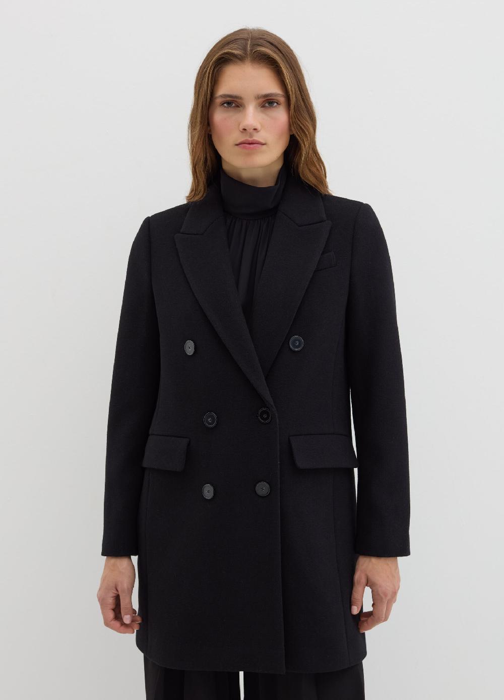 Stefanel Cappotto Doppiopetto In Panno