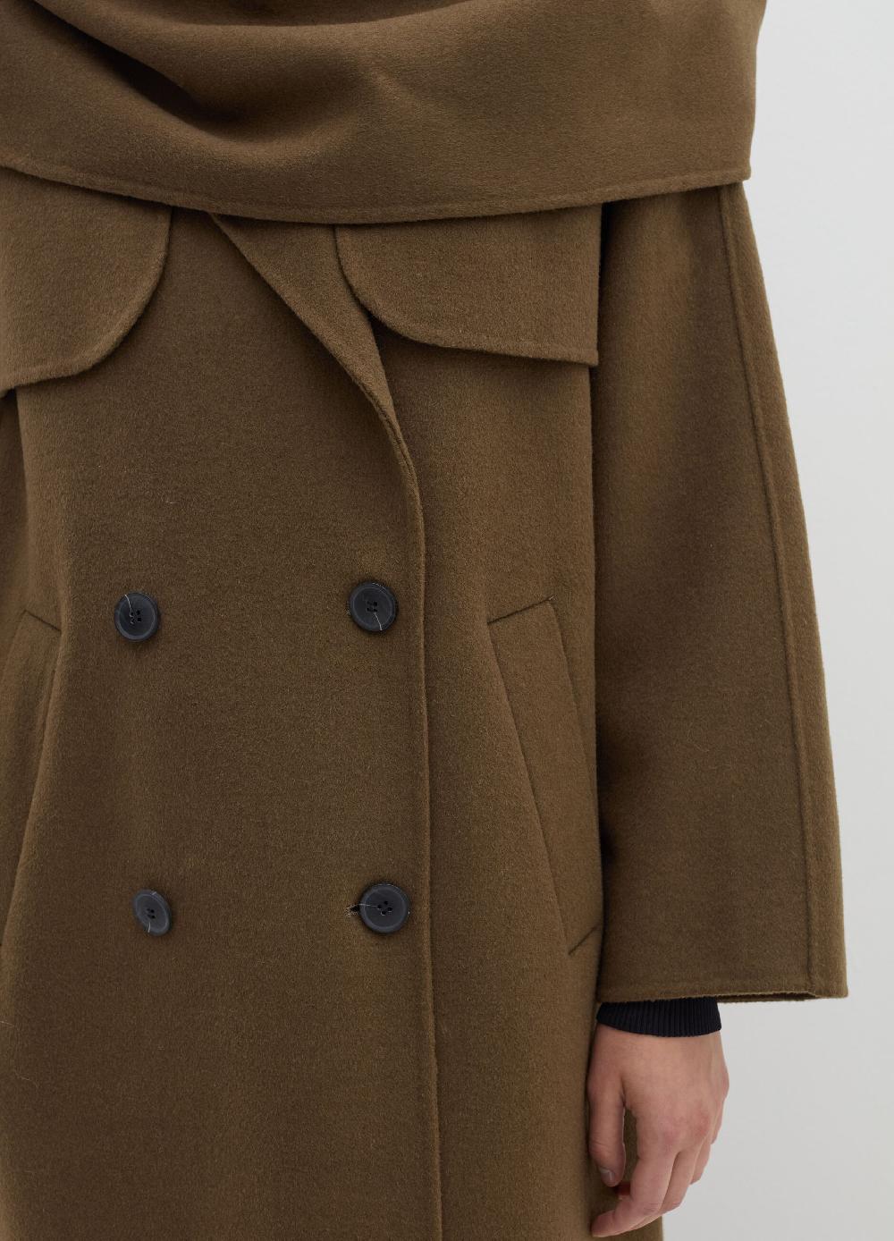 Stefanel Cappotto Lungo Doppiopetto A Mantella