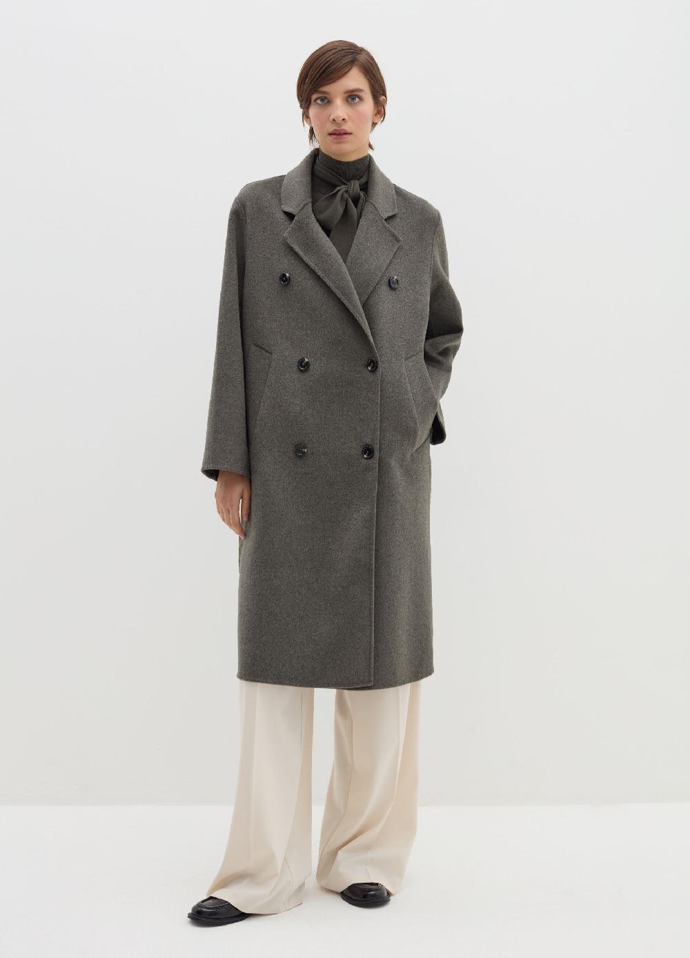 Stefanel Cappotto Lungo Doppiopetto In Panno