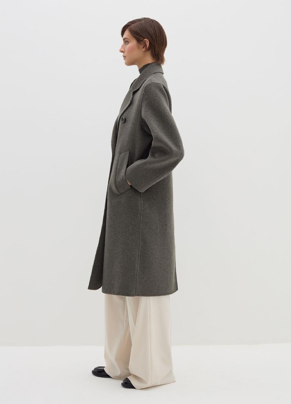 Stefanel Cappotto Lungo Doppiopetto In Panno