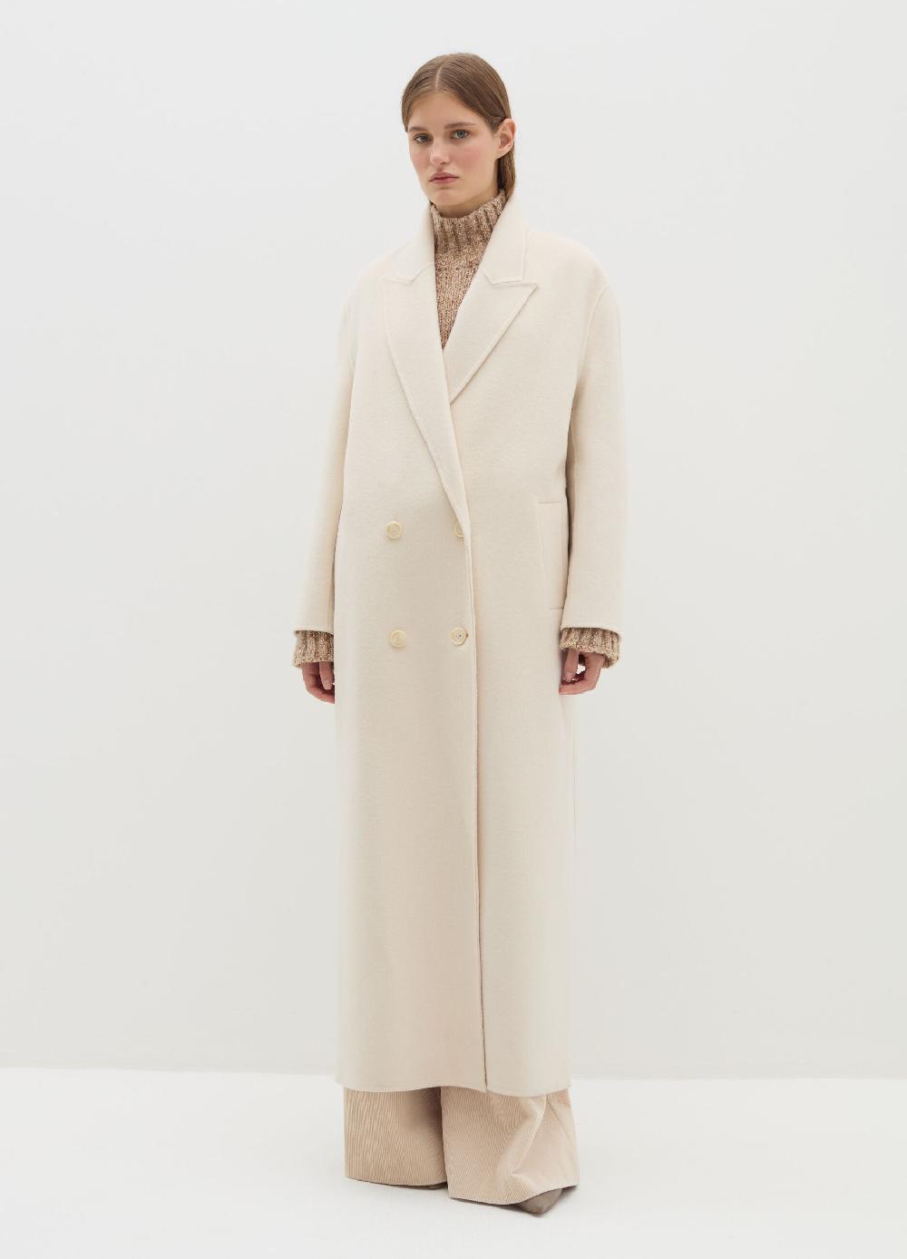 Stefanel Cappotto Lungo Doppiopetto In Panno