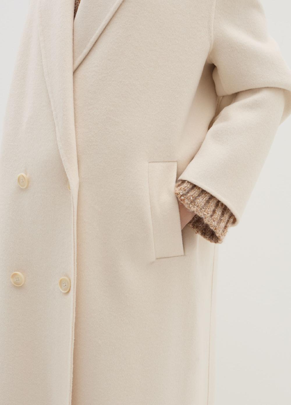 Stefanel Cappotto Lungo Doppiopetto In Panno