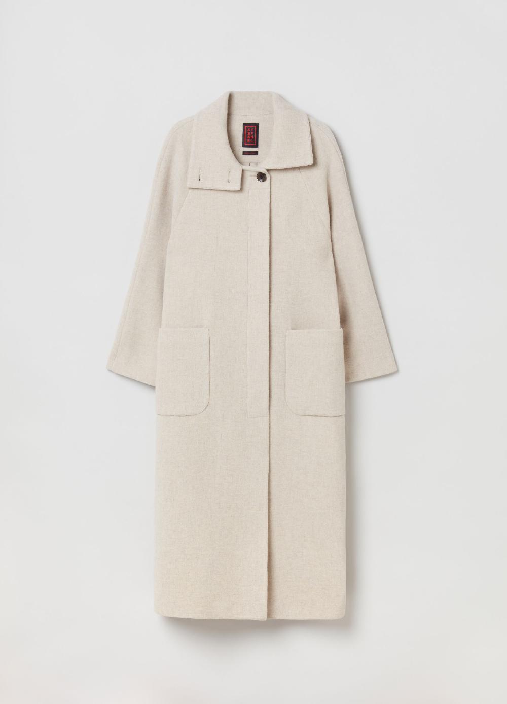 Stefanel Cappotto Lungo In Velour