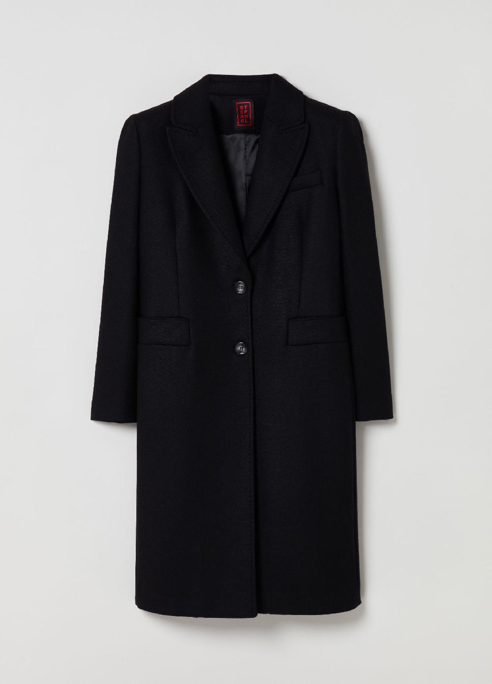 Stefanel Cappotto Lungo Monopetto