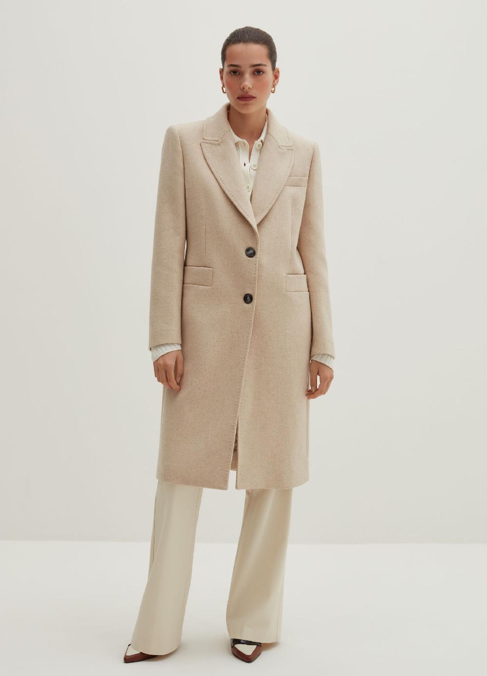 Stefanel Cappotto lungo monopetto