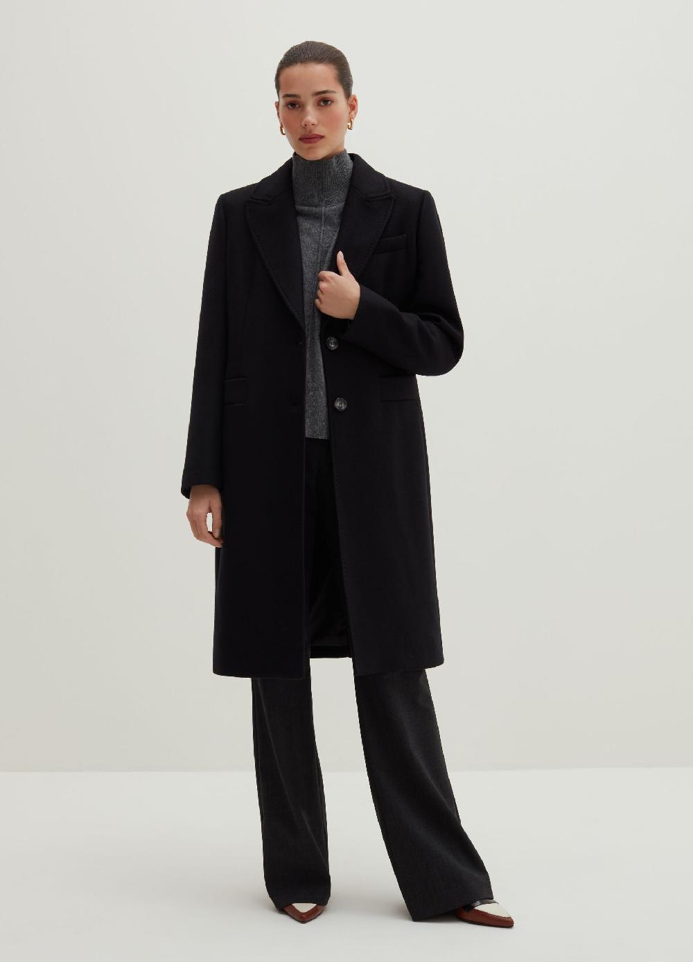 Stefanel Cappotto lungo monopetto