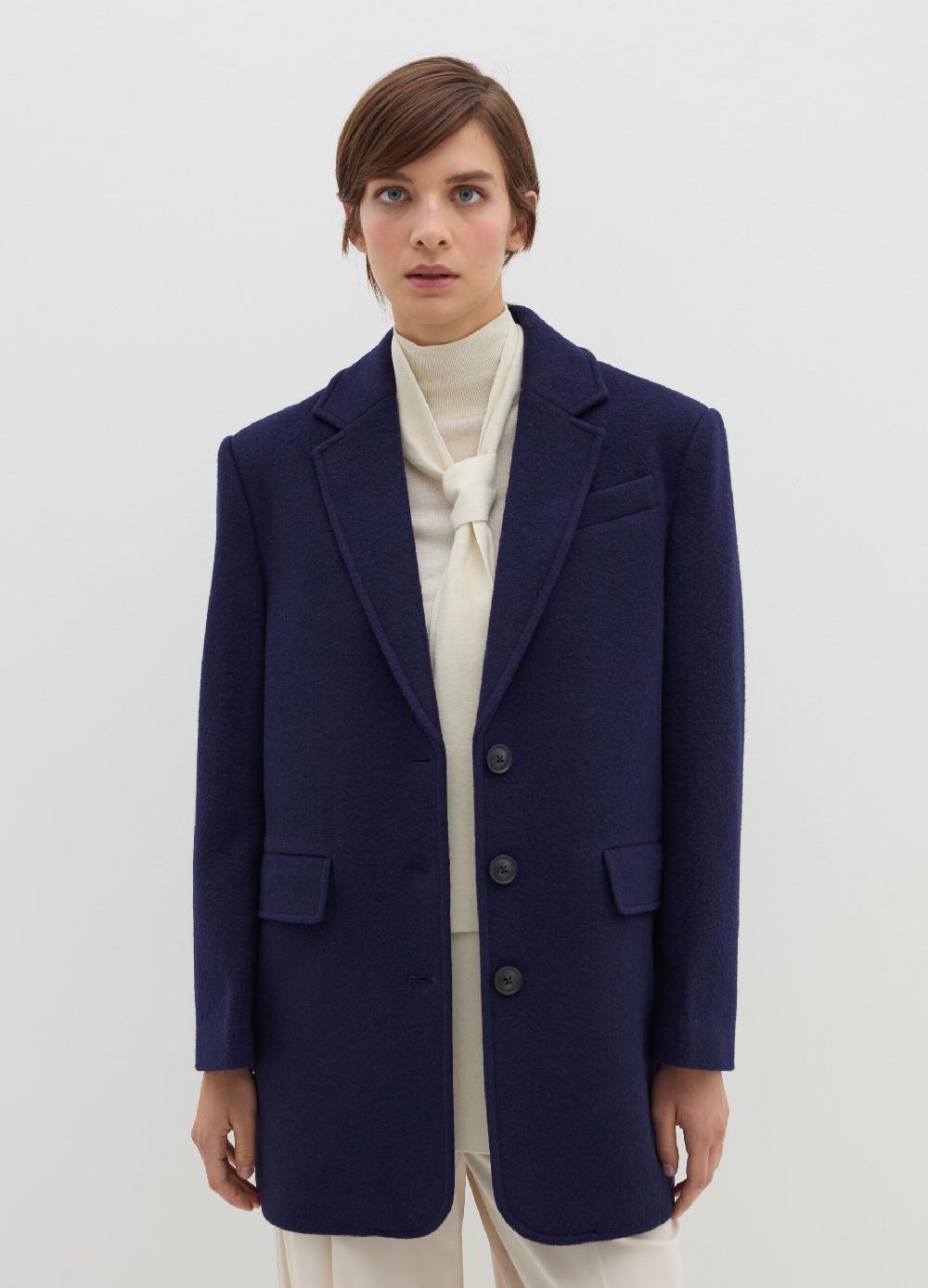 Stefanel Cappotto Sette Ottavi In Panno