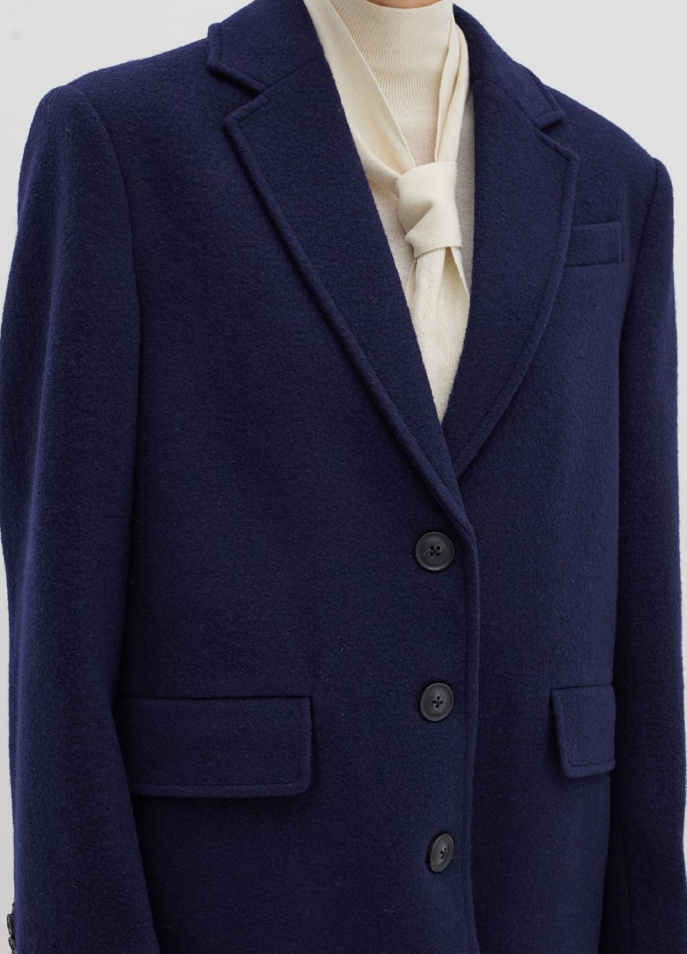 Stefanel Cappotto Sette Ottavi In Panno