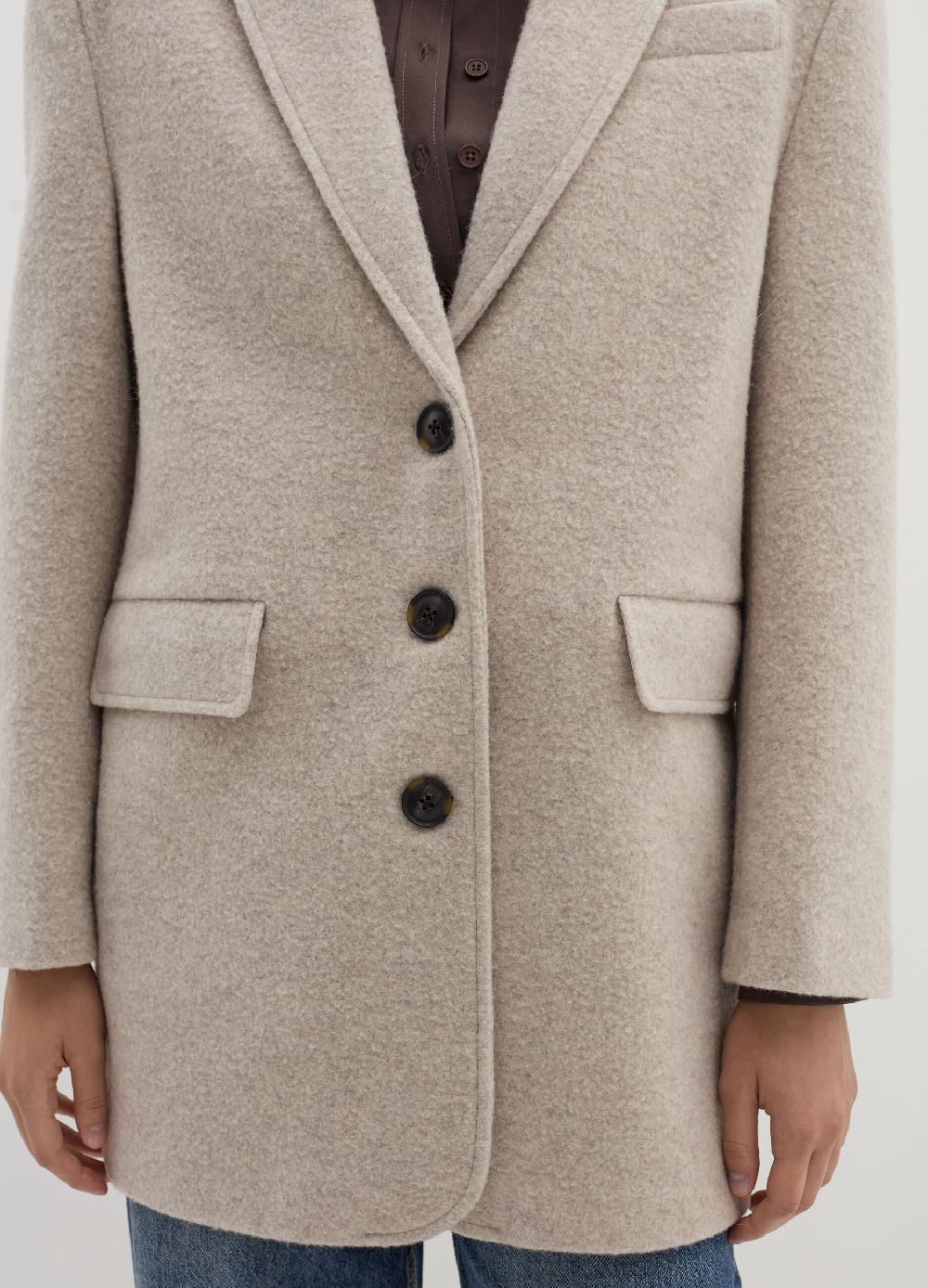 Stefanel Cappotto Sette Ottavi In Panno