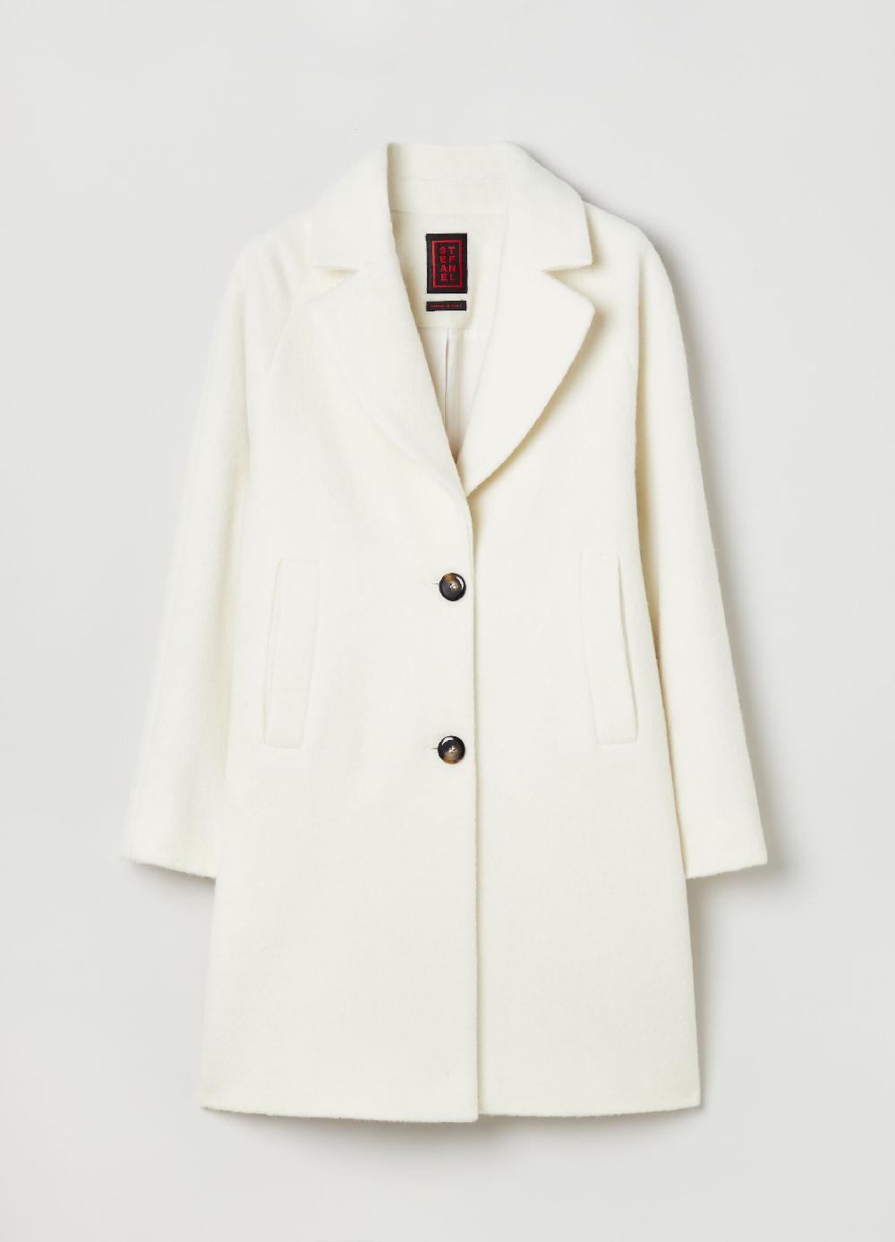 Stefanel Cappotto Sette Ottavi In Velour