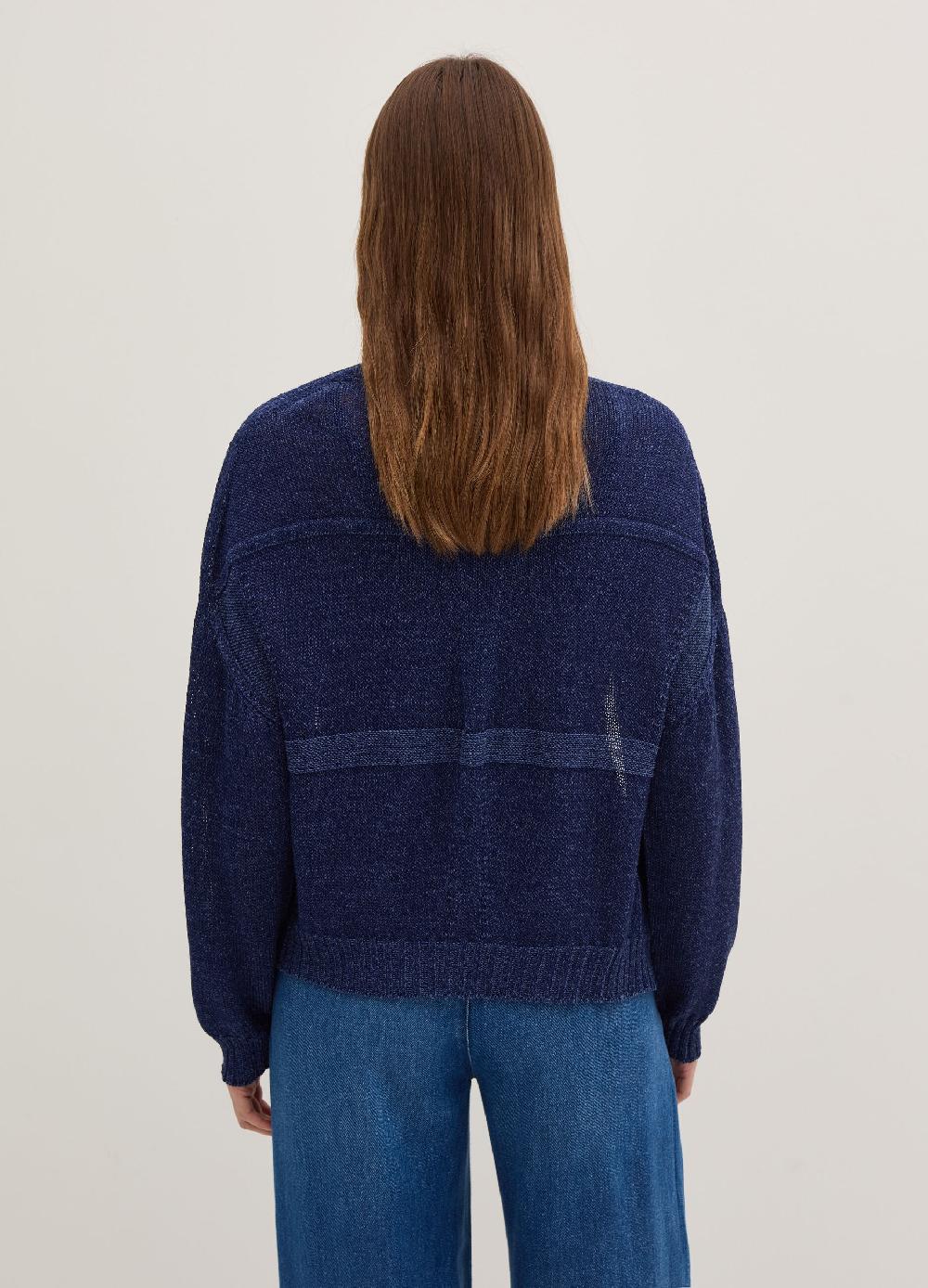 Stefanel Cardigan Aperto Oversize Senza Cuciture