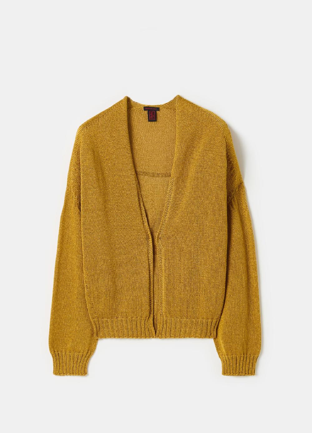 Stefanel Cardigan Aperto Oversize Senza Cuciture