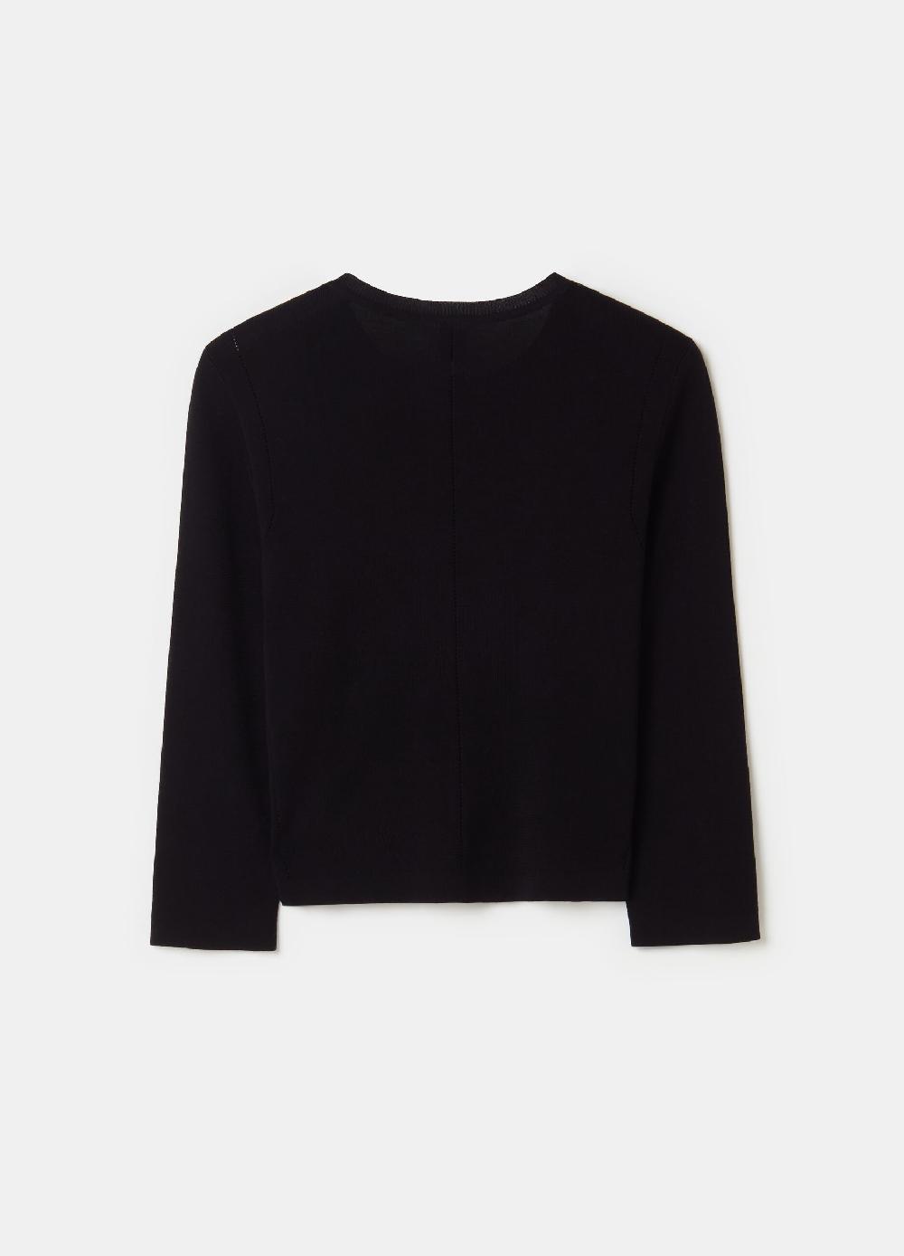 Stefanel Cardigan Con Maniche A Tre Quarti