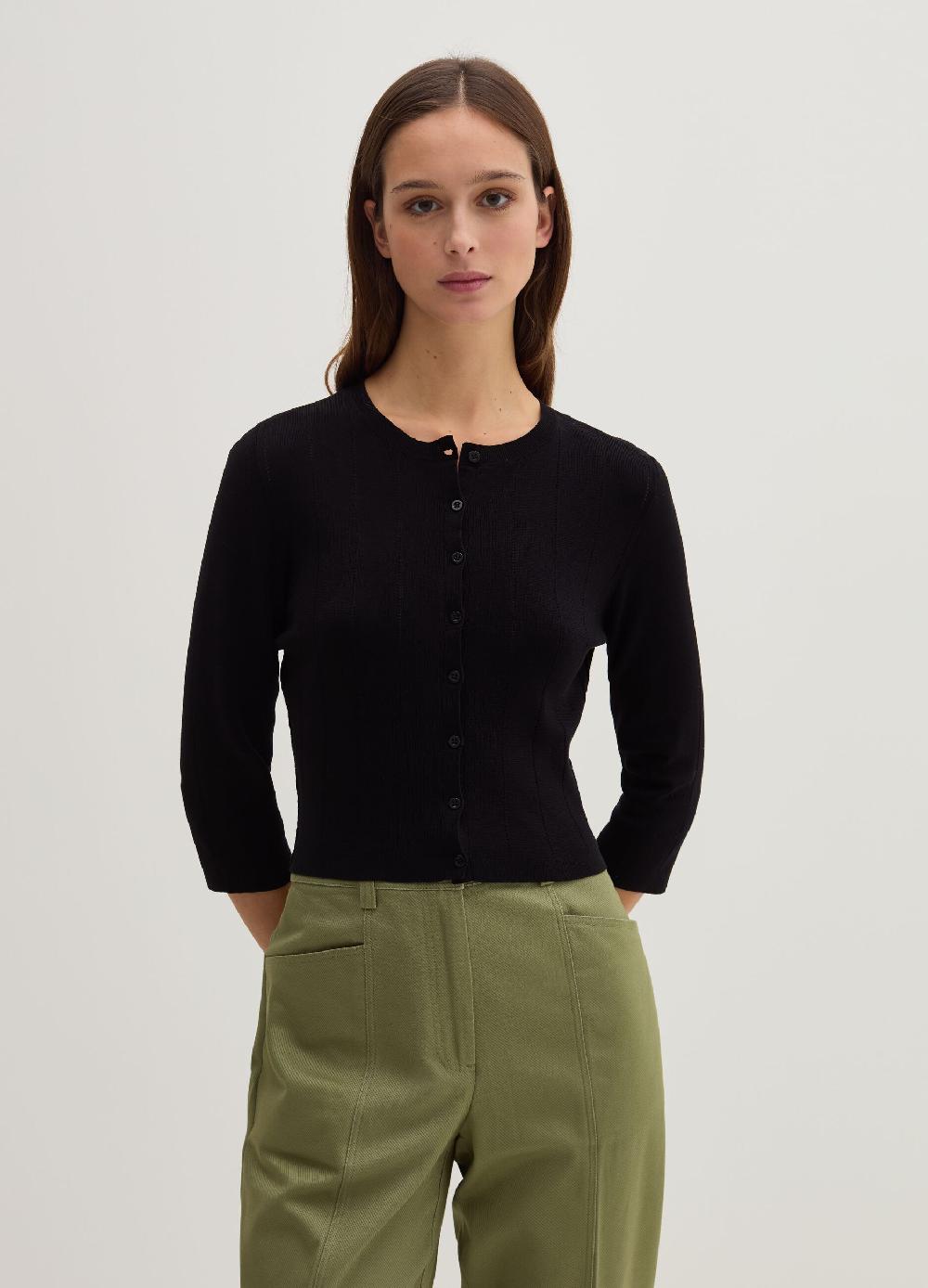 Stefanel Cardigan con maniche a tre quarti