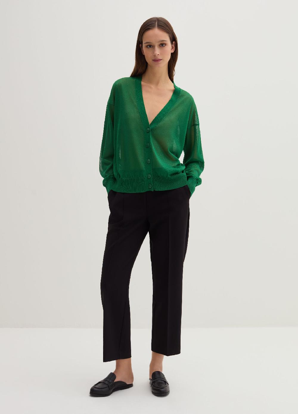 Stefanel Cardigan effetto trasparenza