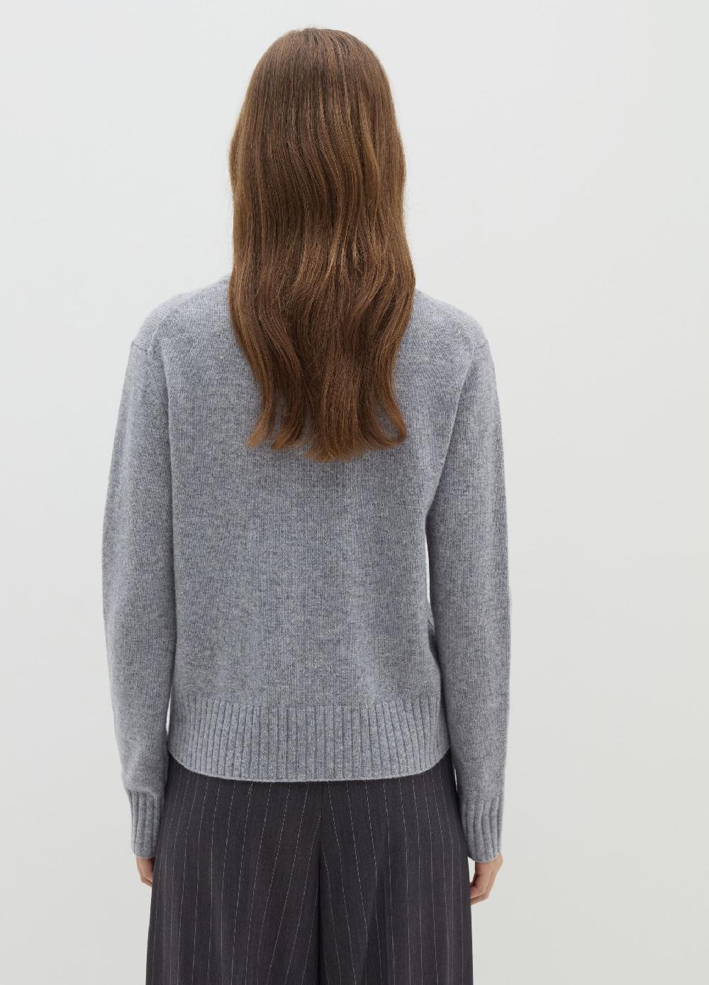 Stefanel Cardigan Girocollo In Lana Cardata