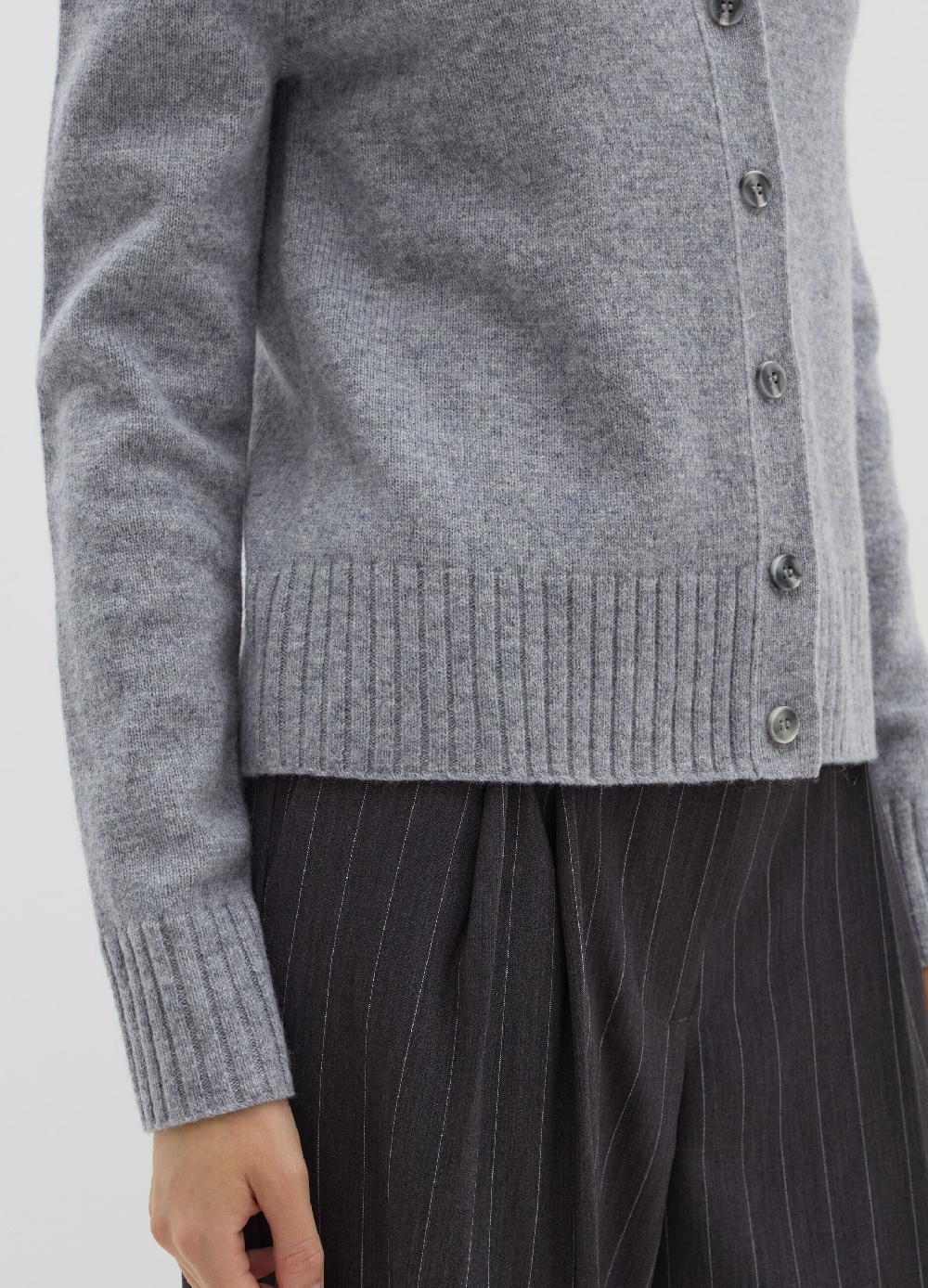 Stefanel Cardigan Girocollo In Lana Cardata