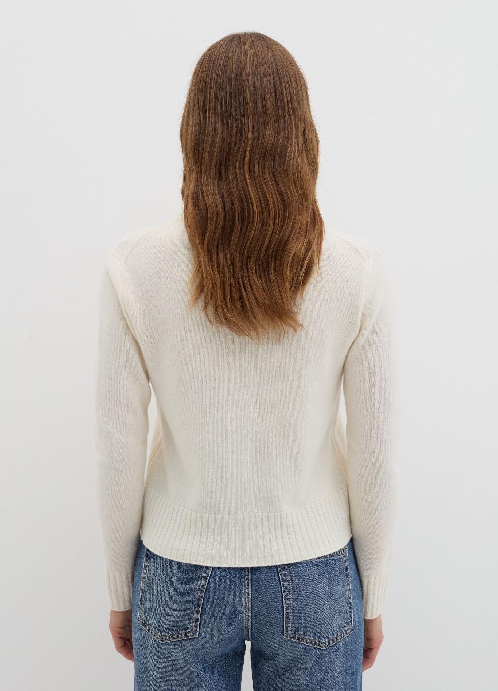 Stefanel Cardigan Girocollo In Lana Cardata