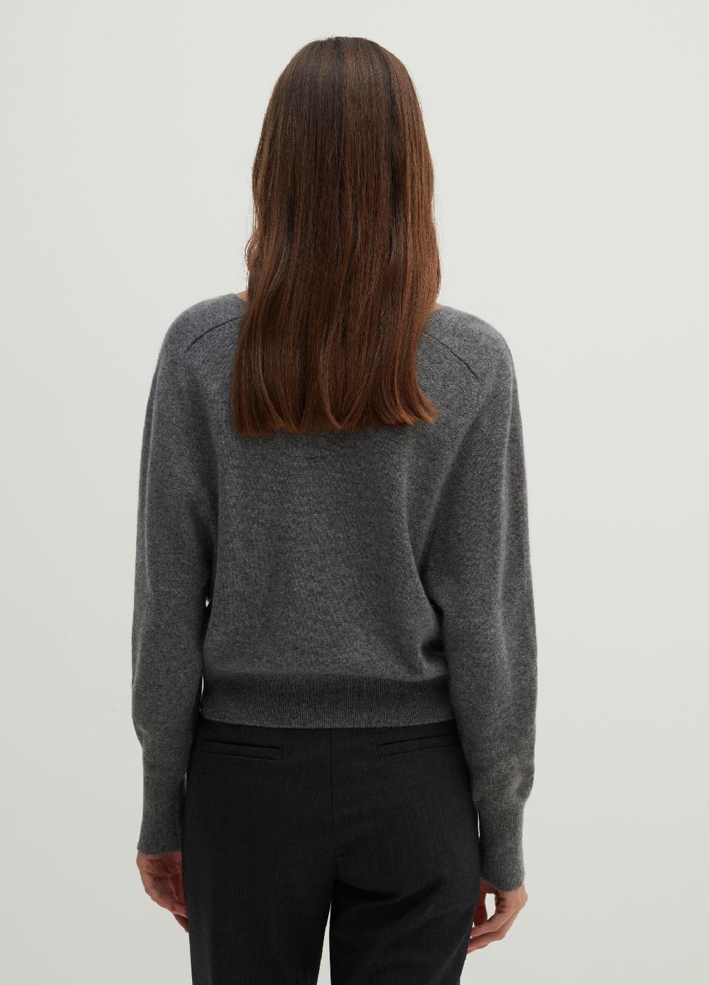 Stefanel Cardigan In Cashmere Con Scollo A V