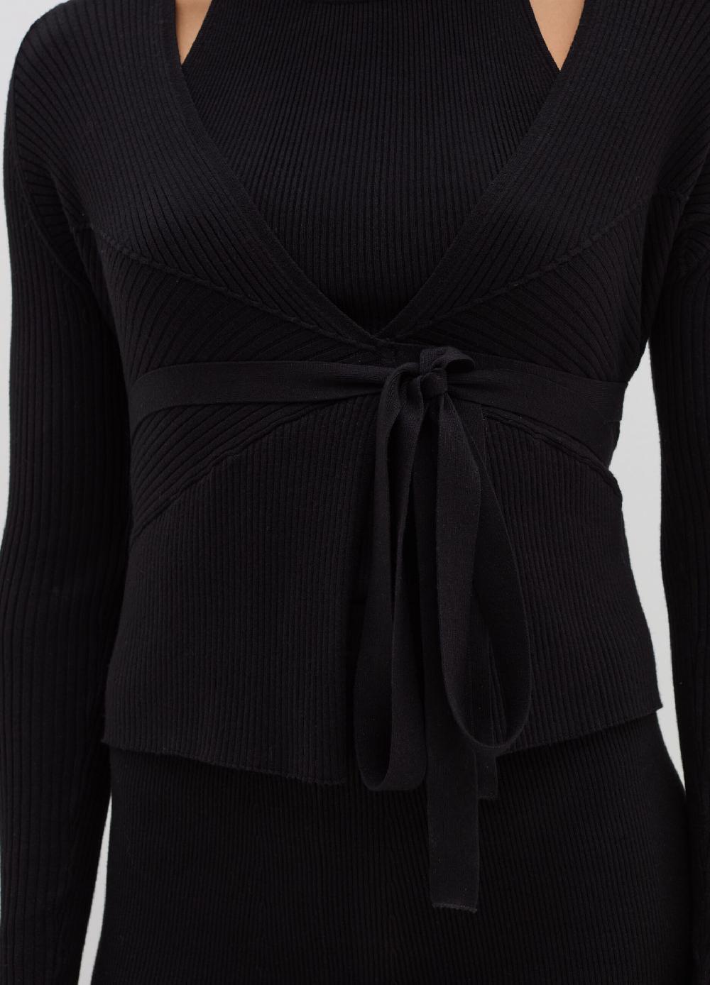 Stefanel Cardigan In Crêpe A Costine