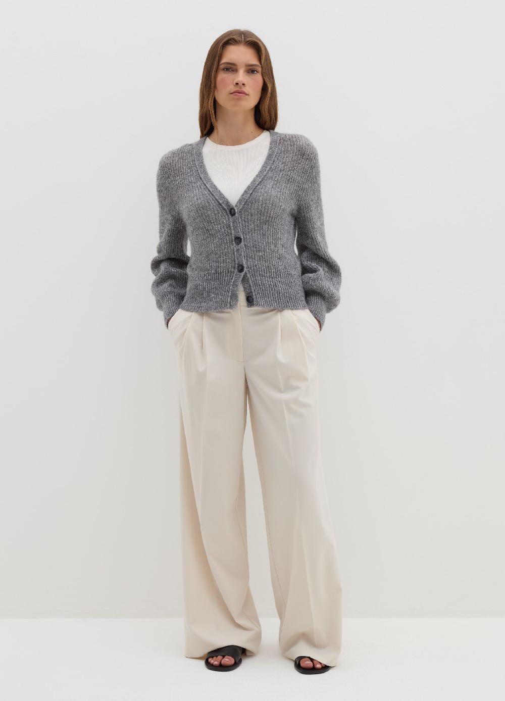 Stefanel Cardigan in lurex con scollo a V