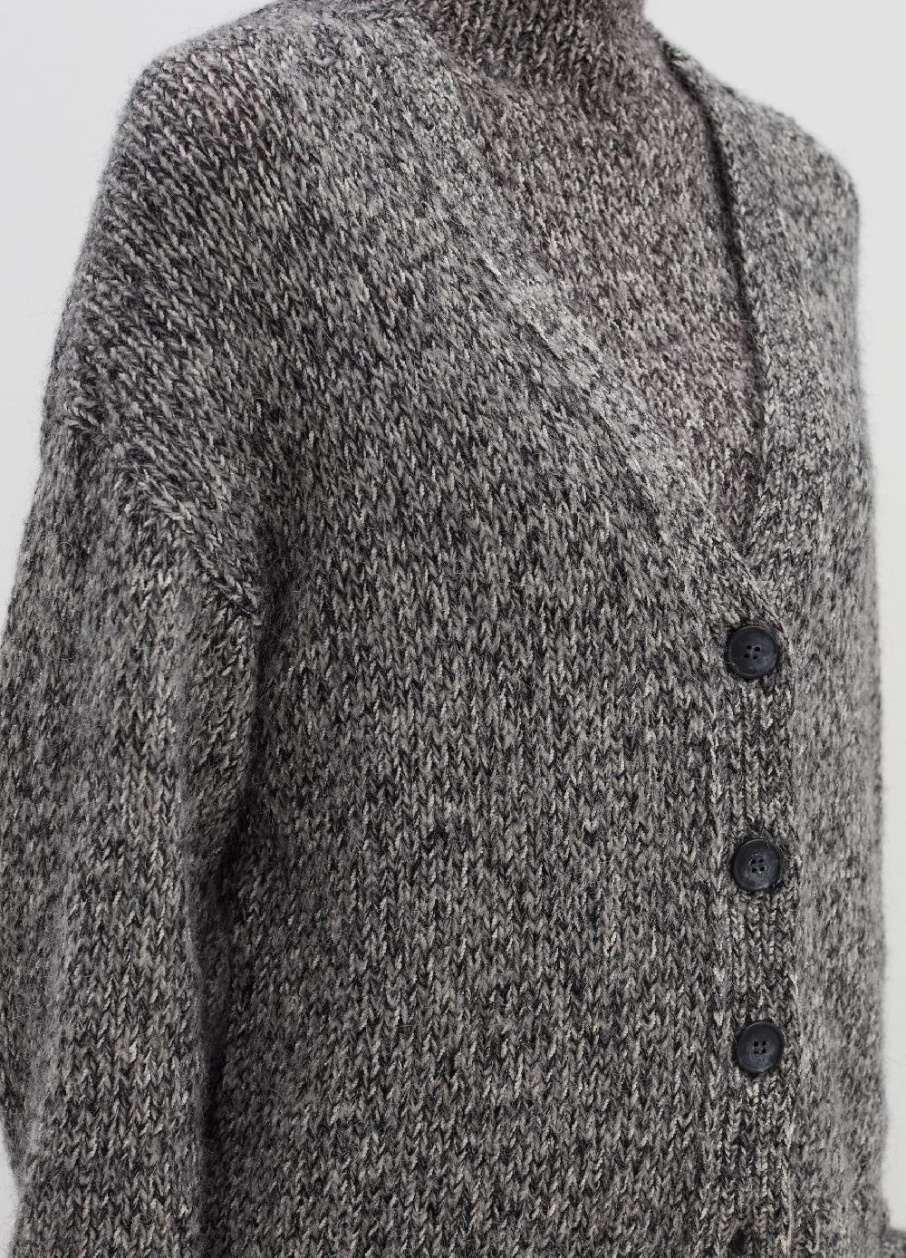 Stefanel Cardigan Oversize Con Effetto Mouline
