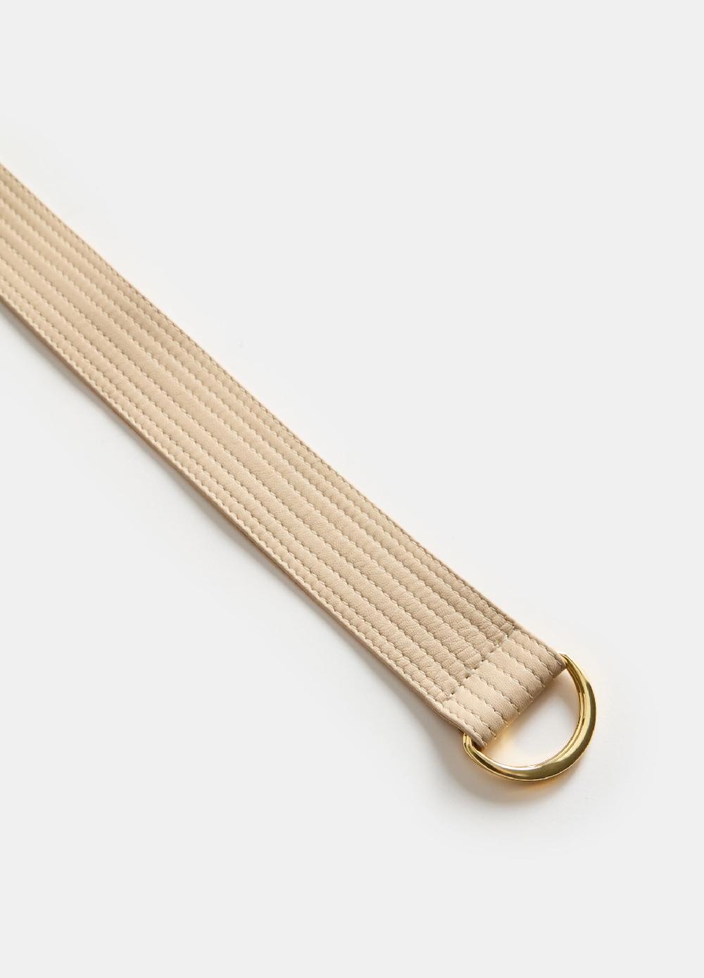 Stefanel Cintura In Pelle Con Impunture