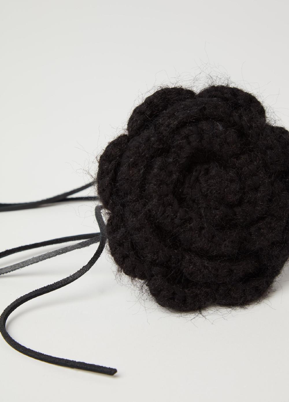 Stefanel Cintura Sottile Con Applicazione Fiore