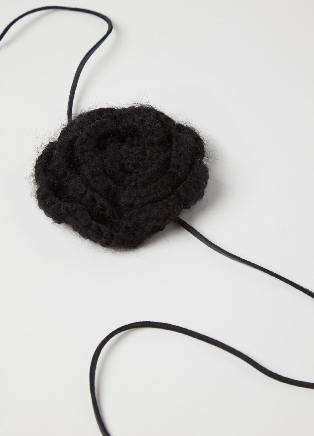 Stefanel Cintura Sottile Con Applicazione Fiore