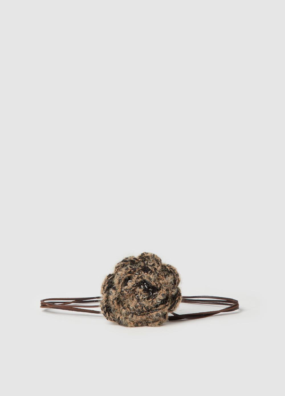 Stefanel Cintura Sottile Con Applicazione Fiore