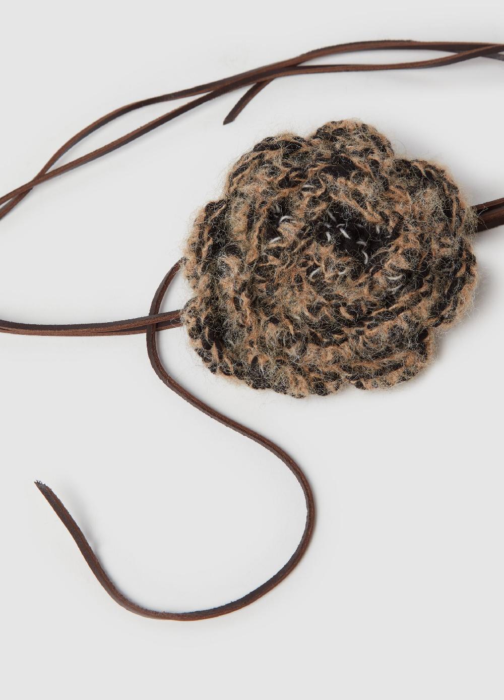 Stefanel Cintura Sottile Con Applicazione Fiore