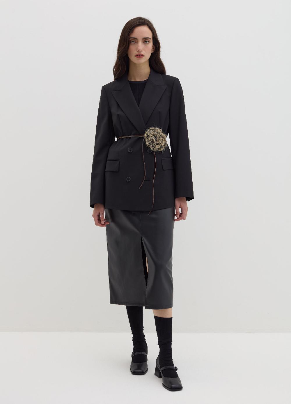 Stefanel Cintura sottile con applicazione fiore