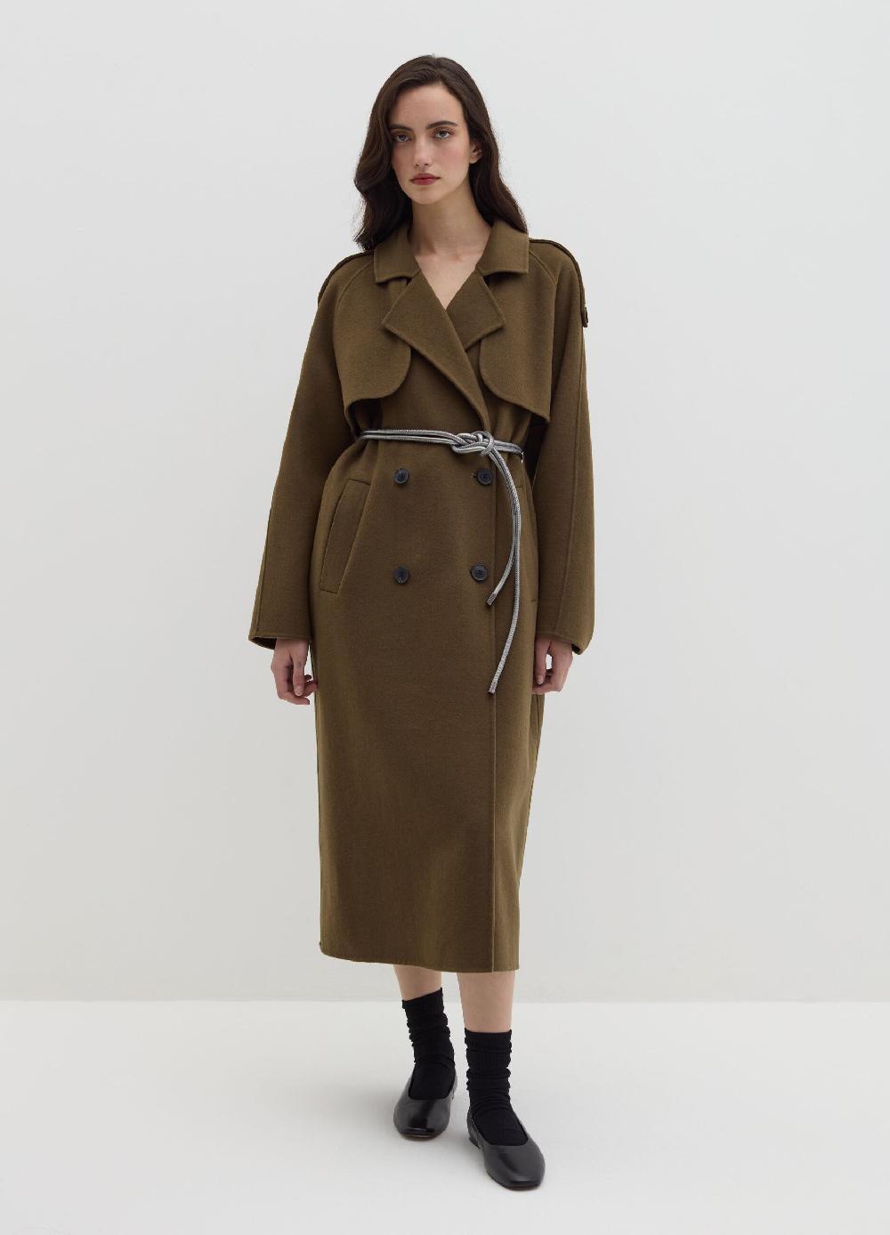 Stefanel Cintura sottile tubolare in pelle