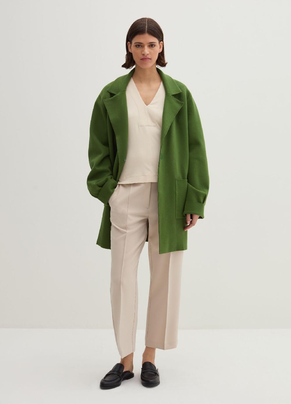 Stefanel Coatigan Oversize Con Tasche