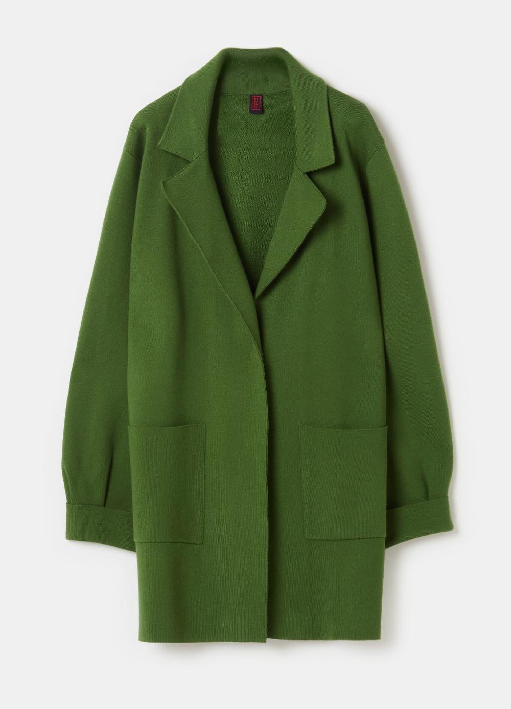 Stefanel Coatigan Oversize Con Tasche