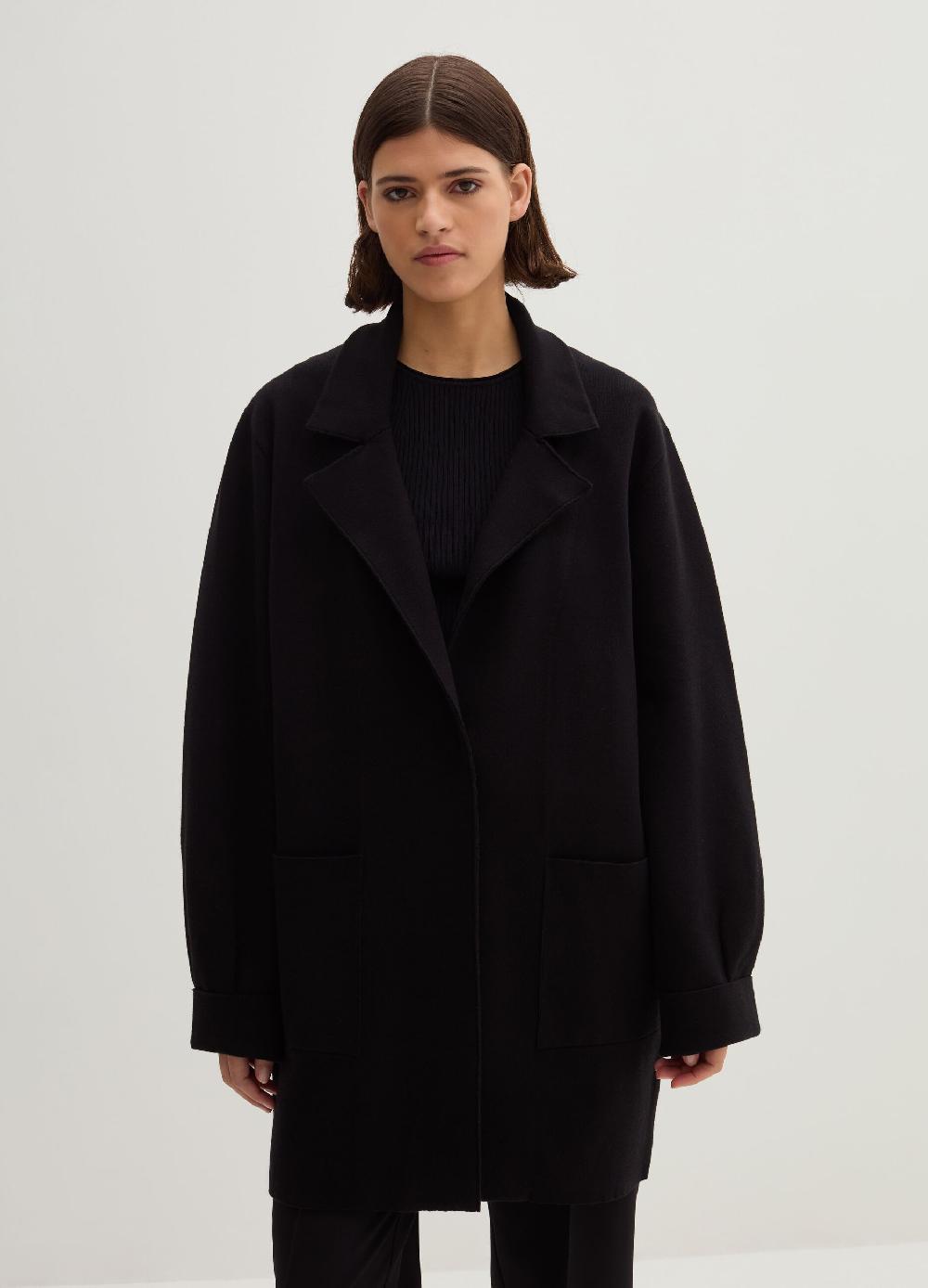 Stefanel Coatigan Oversize Con Tasche