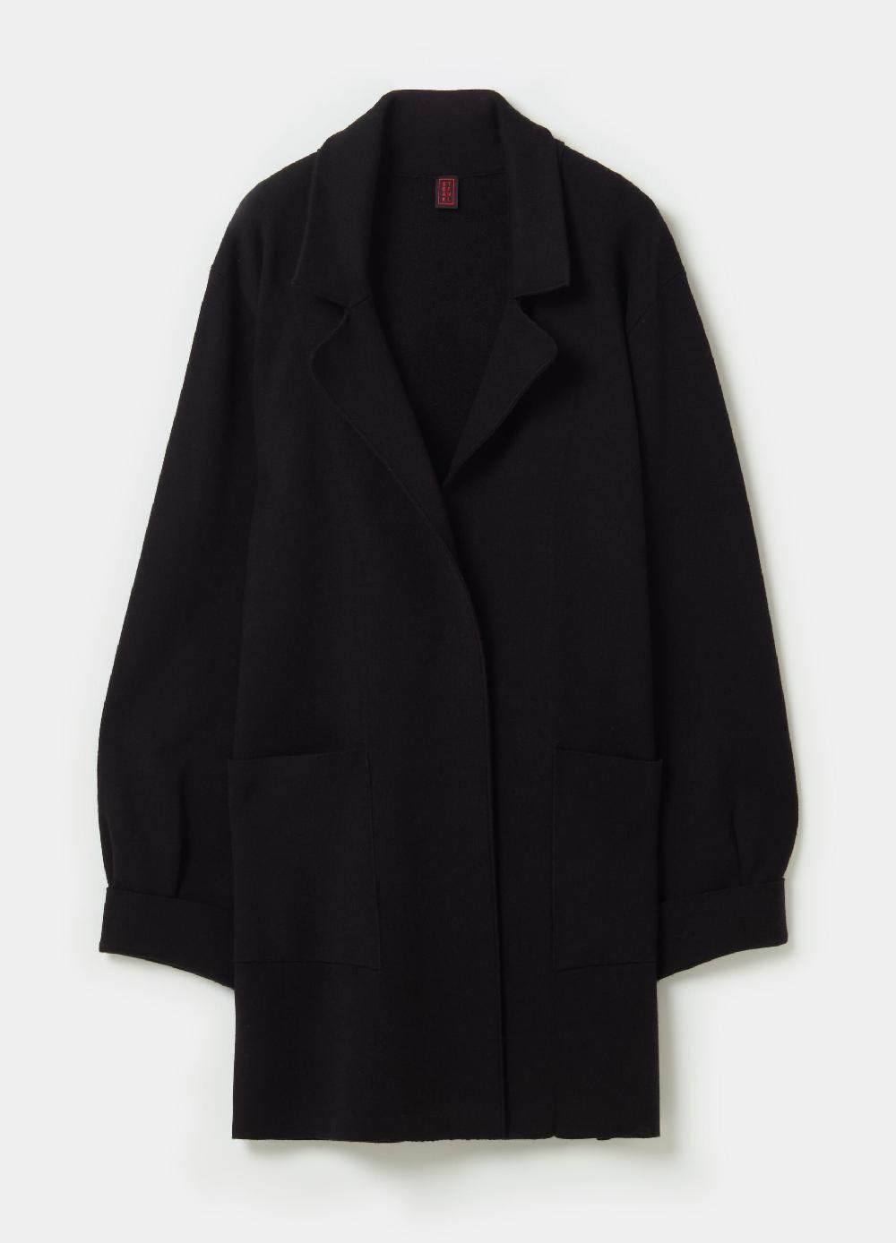 Stefanel Coatigan Oversize Con Tasche