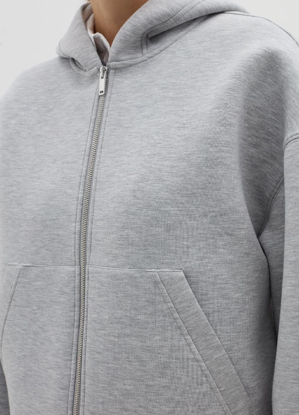 Stefanel Felpa Over Con Cappuccio E Zip