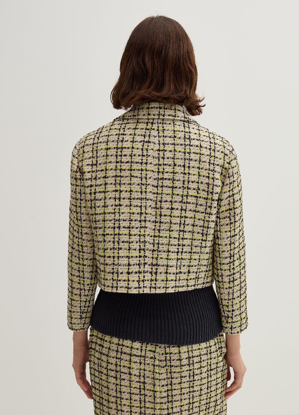 Stefanel Giacca Corta In Tweed