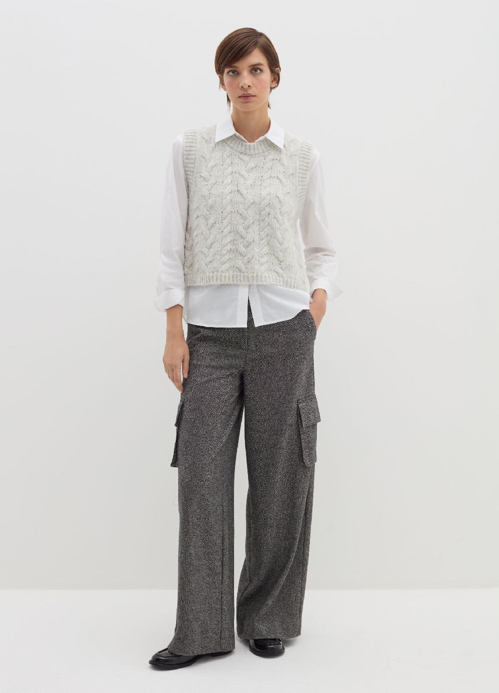 Stefanel Gilet chiuso con laccetti