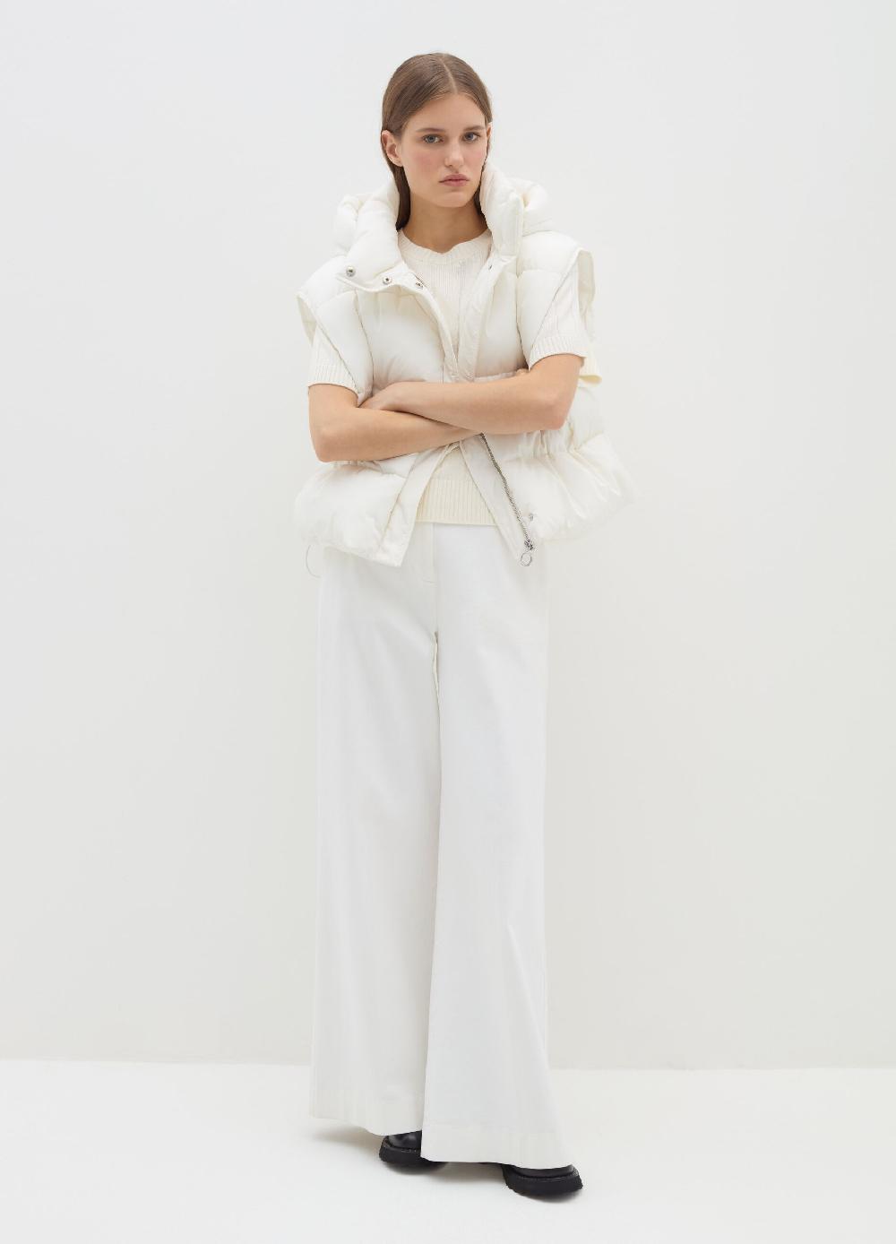 Stefanel Gilet imbottito con cappuccio rimovibile