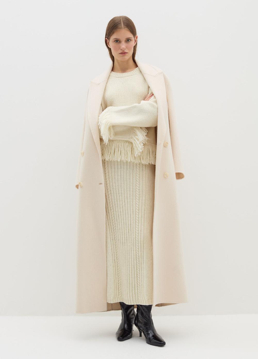 Stefanel Gonna a tubo midi in cordonetto