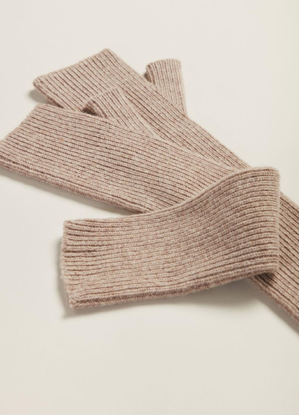 Stefanel Guanti In Lana Senza Dita