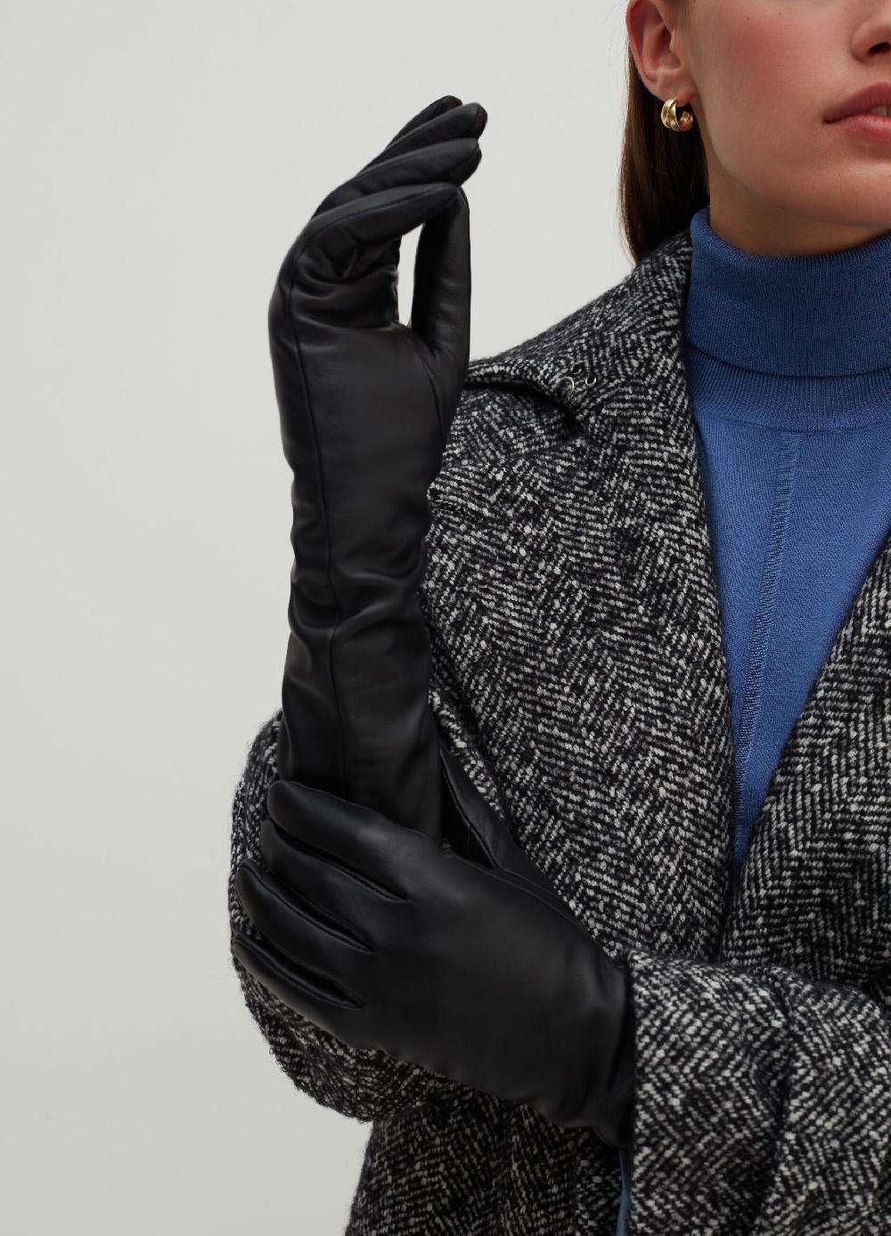 Stefanel Guanti lunghi in pelle