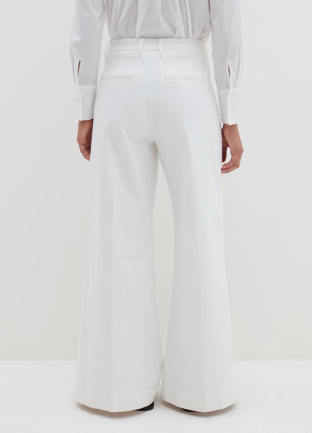 Stefanel Jeans A Gamba Larga In Cotone Stretch