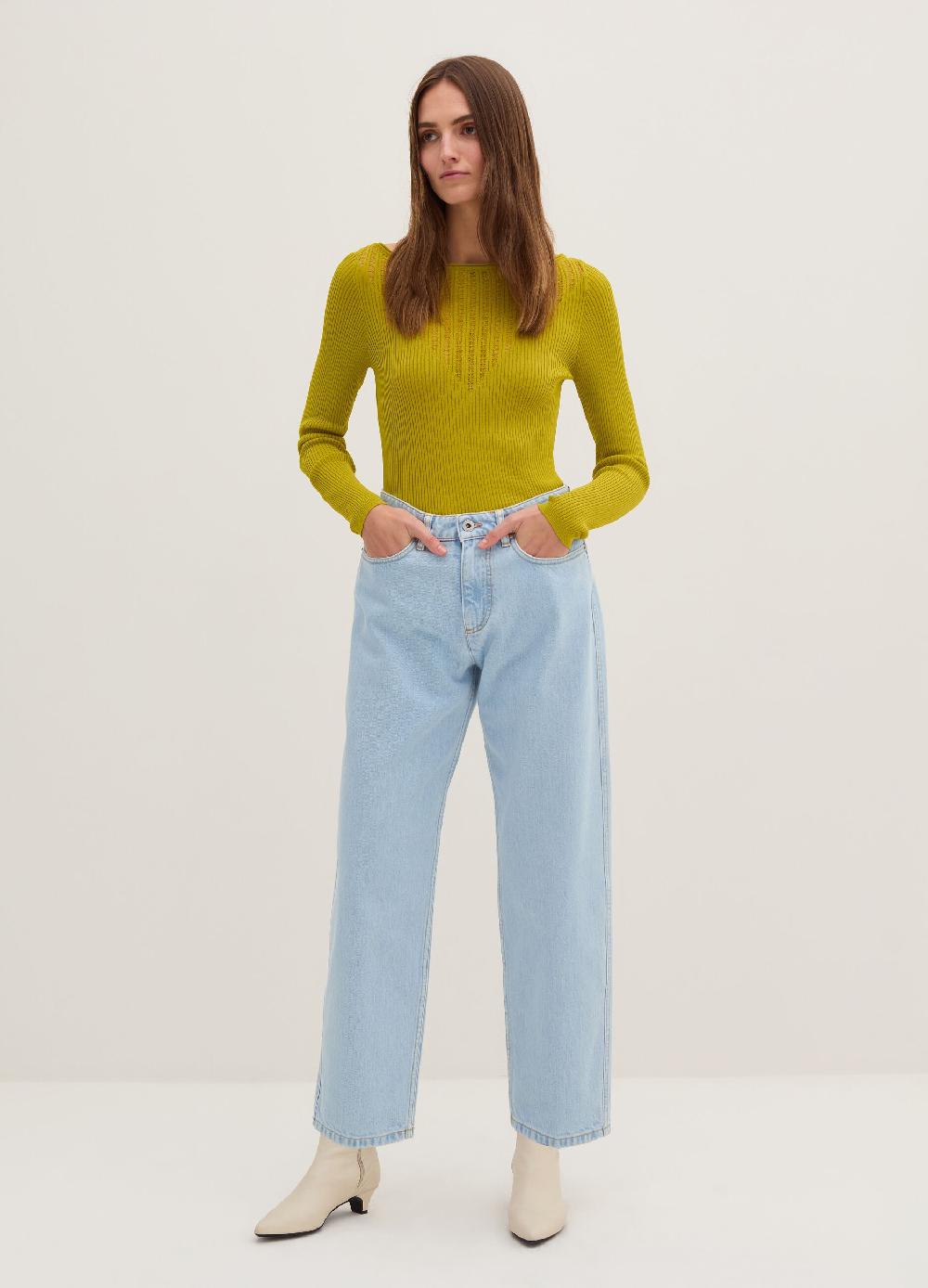 Stefanel Jeans cropped mom fit