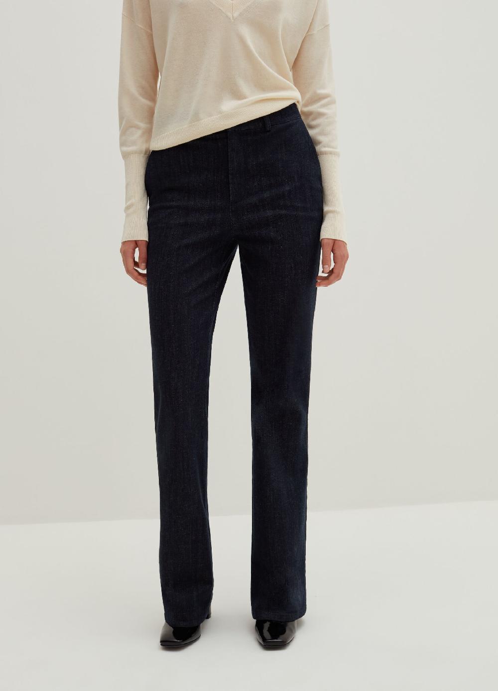 Stefanel Jeans Straight Fit In Cotone E Cashmere